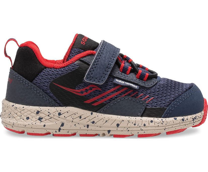 Saucony Wind Shield A/C Jr. Kids' Sneakers Navy / Red | AU 786YXFU